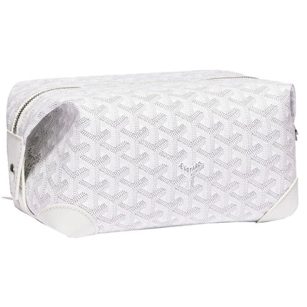 Goyard Boeing 25 Toilet Bag White