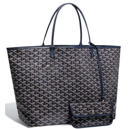 Goyard Saint Lois Tote GM Navy Blue