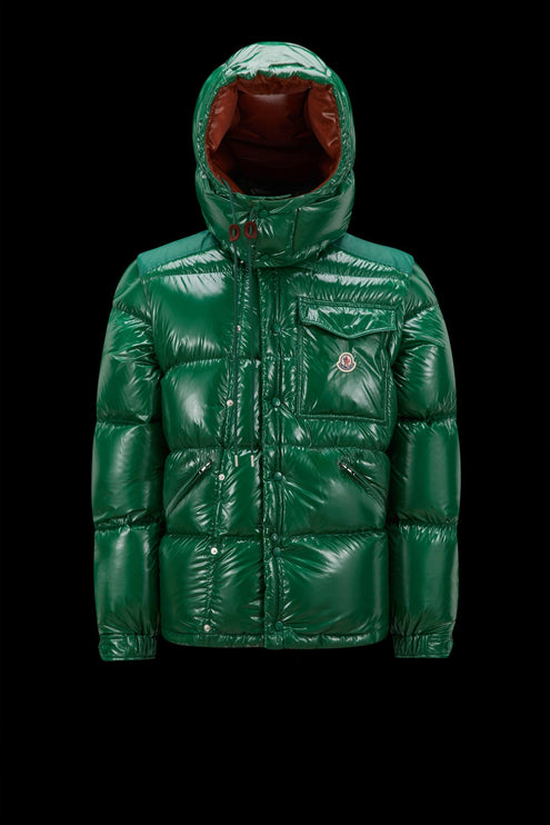 Doudoune courte Moncler Karakorum Homme - Vert