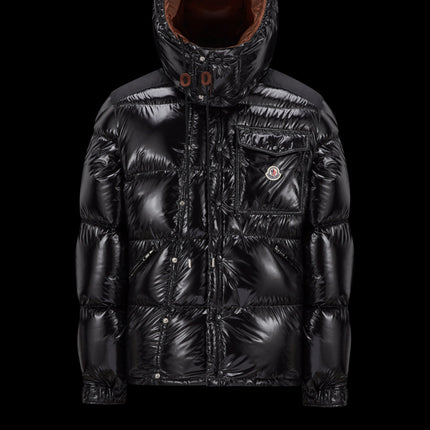 Doudoune courte Moncler Karakorum Homme - Noir