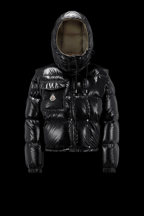 Doudoune courte Moncler Karakorum Femme - Noir