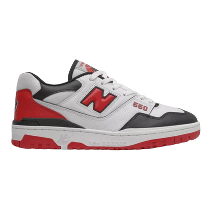 NEW BALANCE 550 WHITE RED BLACK