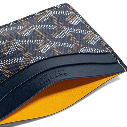 Goyard Saint Sulpice Navy Blue Card Holder