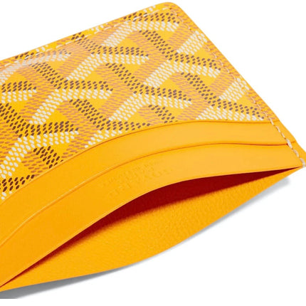 Goyard Saint Sulpice Yellow Card Holder