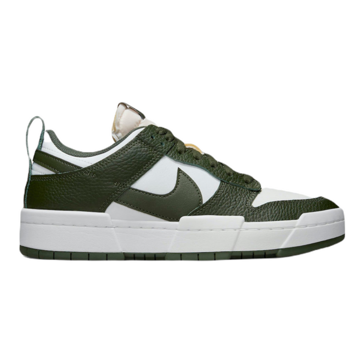 NIKE DUNK LOW DISRUPT DARK GREEN WHITE (W)