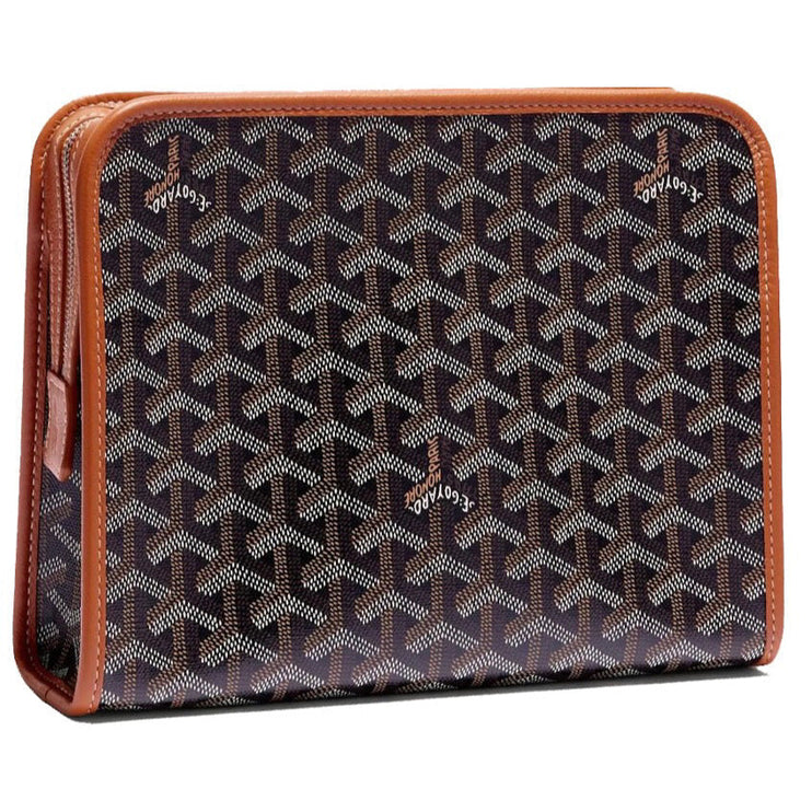 Goyard Jouvence Toiletry Bag MM Black / Brown