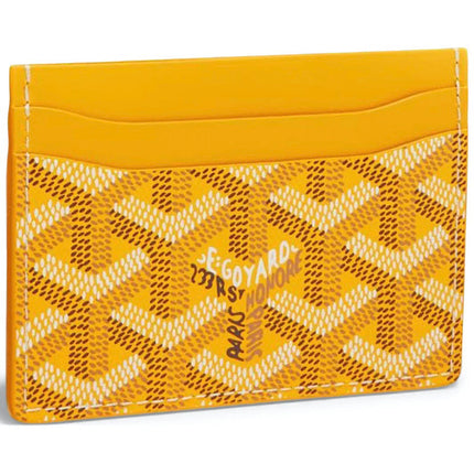 Goyard Saint Sulpice Yellow Card Holder