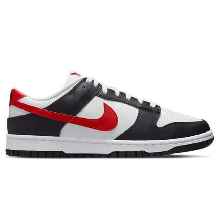 NIKE DUNK LOW BLACK WHITE RED