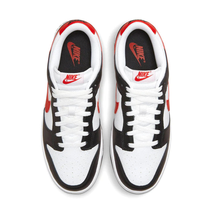 NIKE DUNK LOW BLACK WHITE RED